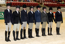 photo of hunt seat equestrian team