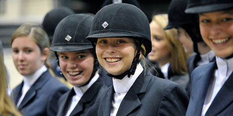 photo of equestrian riders